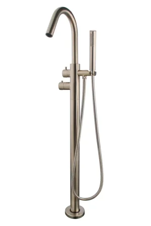 Wiesbaden Caral Mitigeur thermostatique baignoire sur pied acier brossé PVD Usine Directe