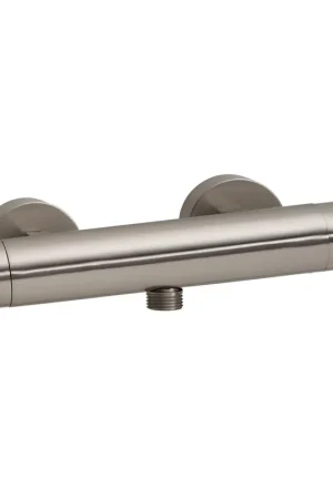 Xellanz Rio Mitigeur douche thermostatiqeu 12cm du coeur acier brossé Nouveauté