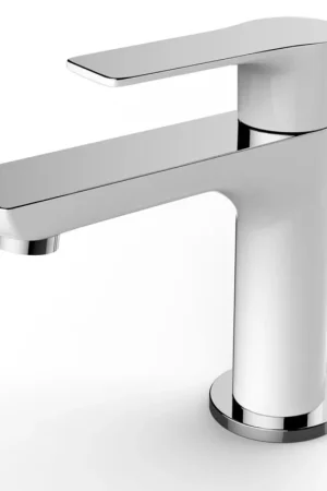 Xellanz Casma robinet de lave-mains 1/2‘‘ blanc/chrome Vente Directe
