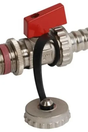Achat Immédiat Robinet de remplissage et de vidange 1/2 avec écrou tournant pour tuyau