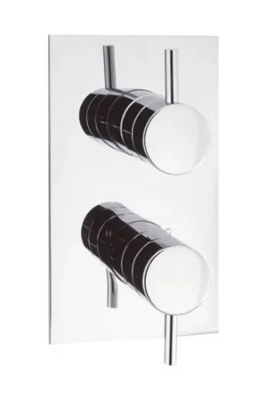 Dernier Modèle Crosswater Fusion mitigeur de douche thermostatique 21.5x12cm 2 fonctions avec inverseur inclus corps à encastrer chrome
