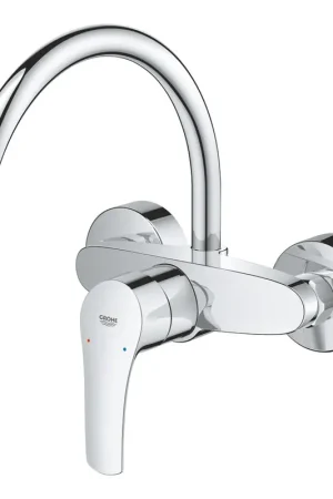 Achat Immédiat GROHE Eurosmart Mitigeur d‘évier - haut - bec orientable - encastré - chrome