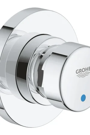 Achat Immédiat GROHE EuroPro Cosmopolitan S robinet de douche encastré à fermeture automatique 1/2 bleu/rouge chrome