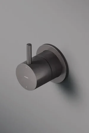 Acheter Direct Hotbath Cobber partie apparente encastrée 2 fonctions inverseur chrome noir
