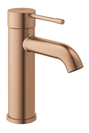 Acheter En Ligne GROHE Essence Ensemble de robinet à poser - bec 11,6 cm - taille S - corps lisse - Warm Sunset brossé
