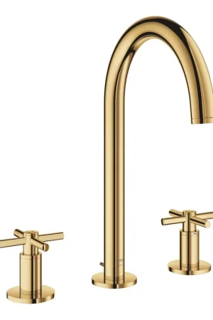 Acheter En Ligne Grohe Atrio Mitigeur lavabo - M size - 3 trous - cool sunrise (or)