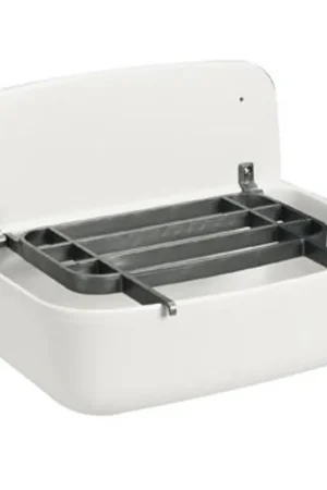 ABU évier de décharge en plastique 50x35cm sans grille pour seau blanc Produit De Marque