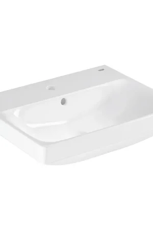 Achetez Aujourd'hui Grohe Euro Wastafel - à poser - 55x44cm - avec trou de robinet - avec trop-plein - fixation murale non comprise - blanc alpin