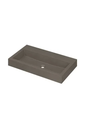 Acheter Direct Ink momento lavabo 80x9x45cm 0 trous pour robinet 1 évier quartz béton