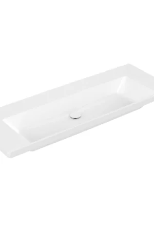 Villeroy & Boch Subway 3.0 Lavabo pour meuble - 1300 x 475 x 170 mm - Blanc Alpin CeramicPlus - sans trop-plein Haute Qualité