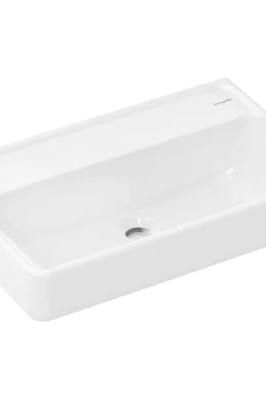 Acheter Direct Hansgrohe Xanuia Q Lavabo/fontaine - 60x37cm - sans trous de robinet - sans trop-plein - blanc brillant