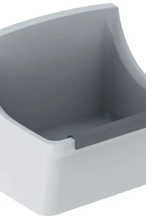 Geberit 300 Basic Norma lavabo déversoir avec heurtoir 35x45x35cm avec KeraTect Blanc Remise
