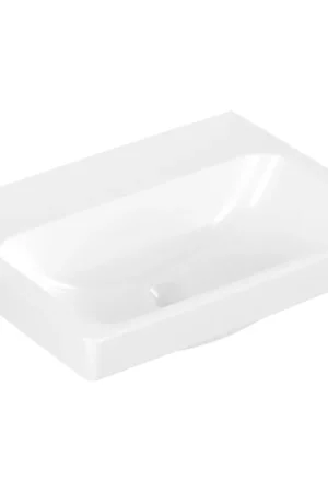 Achat Immédiat Villeroy & boch Architectura Lavabo - 42x55cm - sans trou de robinetterie - ceramicplus - blanc alpin