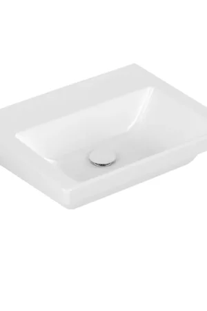 Villeroy & Boch Subway 3.0 Lavabo - 550 x 440 x 165 mm - Blanc Alpin CeramicPlus - sans trop-plein Jusqu'à Épuisement Des Stocks