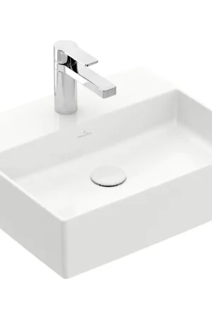 Achat Immédiat Villeroy & Boch Memento 2.0 Lavabo à poser - 49.8x42cm - sans trop-plein - blanc