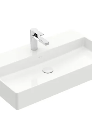 Acheter Direct Villeroy & Boch Memento 2.0 lavabo - dessous rectifié 80x47cm - sans trop-plein 1 trou de robinet blanc