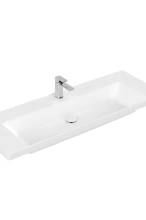 Villeroy & Boch Subway 3.0 Lavabo pour meuble - 1300 x 470 x 170 mm - blanc Alpin brillant (blanc) - sans trop-plein Prix Cassé