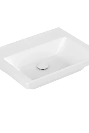 Villeroy & Boch Subway 3.0 Lavabo - 600 x 470 x 165 mm - Blanc Alpin CeramicPlus - sans trop-plein Bon Marché