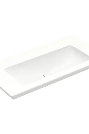 Villeroy & Boch Venticello Lavabo pour meuble avec lavabo au centre 100x50cm sans trou pour robinetterie avec trop plein blanc Expédition Rapide