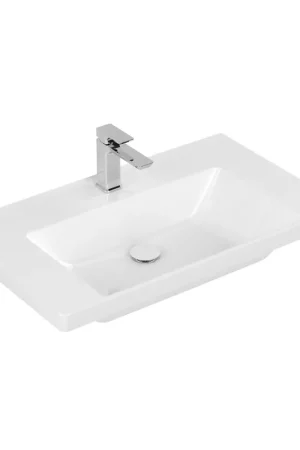 Villeroy & Boch Subway 3.0 Lavabo pour meuble - 800 x 470 x 165 mm - blanc Alpin brillant (blanc) - sans trop-plein Offre Exclusive