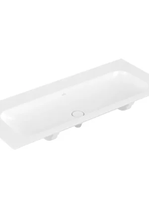 Acheter En Ligne Villeroy & Boch Finion lavabo-meuble - 120x50 sans trou de robinet sans trop-plein stonewhite Ceramic+ stone white