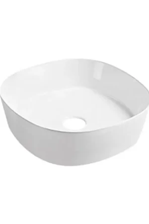 Xellanz Sofia vasque ronde 44 x 44 x 13,5 cm céramique blanc brillant Super Prix