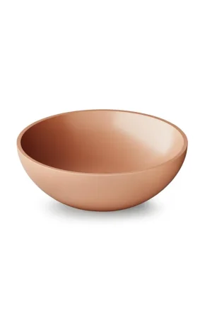 Zeza Element Vasque à poser - 41x41x14cm - solid surface - brillant pêche (orange/rose) Satisfait Ou Remboursé