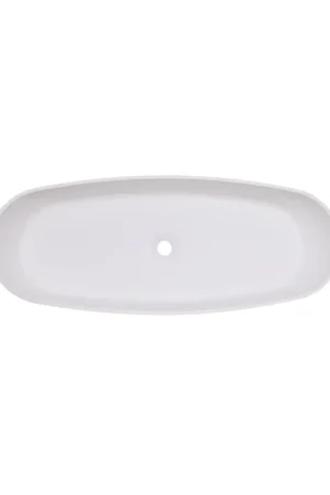 Zeza Arte Vasque à poser - 95x36x14cm - solid surface - blanc mat Promotion Saisonnière