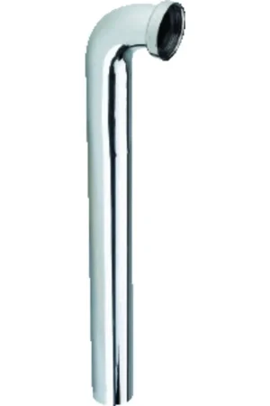 Viega Tuyau de sol avec courbe courte pour siphon bouteille 5/4x68 avec coude sans rosace chromé Acheter En Ligne