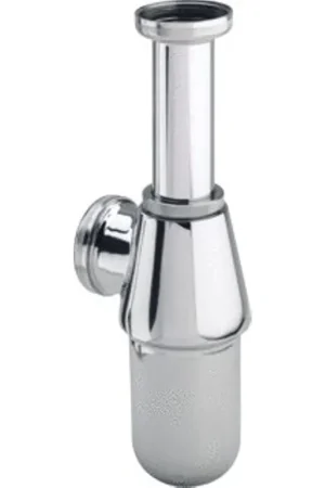 Viega Project siphon bouteille sans tuyau mural avec rosace 1 1/2 x 1 1 chrome Seulement Aujourd'hui