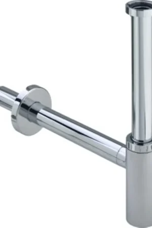 Viega Eleganta siphon gobelet design 5/4 avec tube mural avec rosace chrome Expédié Aujourd'hui