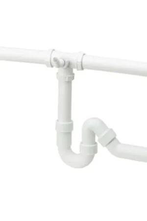 Viega hostaleen bonde double avec siphon 6/4 40mm centrique blanc Prix Bas