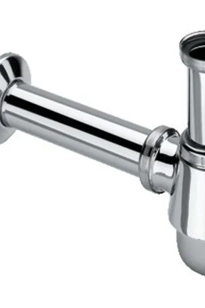 Viega Siphon 1.1/4inch avec rosace incluant tube mural Laiton Chrome Offre Exclusive