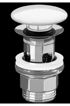 Villeroy & boch push-open plug 32mm stone white Bon Marché