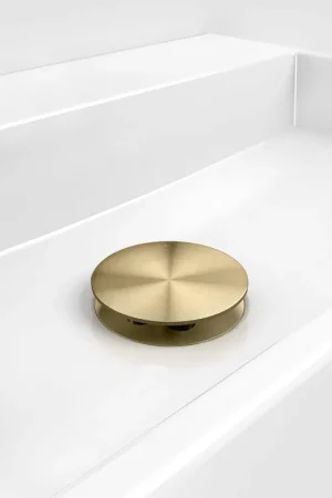 Achetez Aujourd'hui Clou Mini Wash Me bouchon avec capuchon de recouvrement or brossé PVD