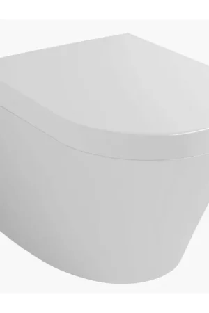 Wiesbaden Vesta WC suspendu Vesta avec abattant WC softclose et quick release blanc brillant Expédié Aujourd'hui