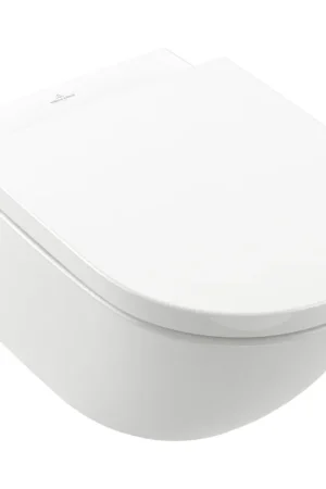 Villeroy & Boch Subway 3.0 WC suspendu - 56cm - à fond creux - chasse d‘eau à double effet - avec abattant Saniclass à dépose rapide et fermeture douce - blanc Usine Directe
