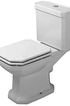 Duravit combinaison de WC à poser à évacuation profonde PK avec Wondergliss blanc Offre Limitée