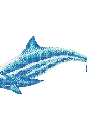 Usine Directe Glas Pool Schwimmbad Mosaik Trend-Vi Aquatica Colin Delphin