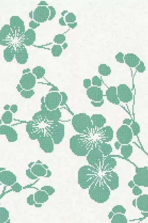 Vente Directe Verre Pool Piscine Mosaïque Carrelage Trend-Vi Aquatica Water Flowers 2
