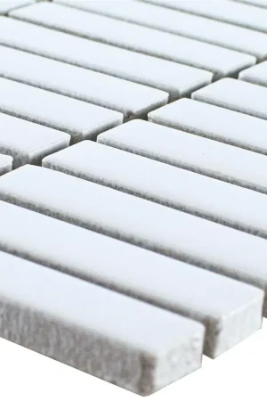 Bon Marché Céramique Mosaïque Carrelage Midway Blanc Brillant