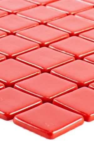 Verre Pool Piscine Mosaïque Pixley Rouge Affaire À Saisir