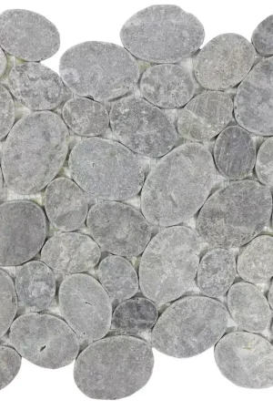 Achat Immédiat Galets Mosaïque Carrelage Leoben Anthracite Gris