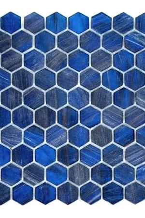 Affaire À Saisir Mosaïque En Verre Carrelage Trend-Vi Hexagonal 239 Bleu