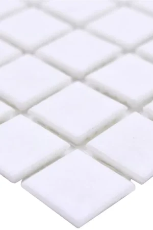 Top Vente Piscine Mosaïque Iceland Papier Collé Blanc