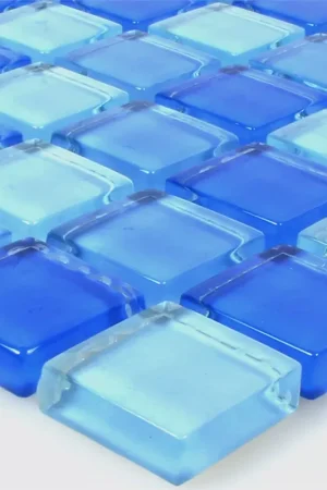 Bon Marché Verre Piscine Pool Mosaïque Neptune Bleu Mix