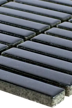 Usine Directe Céramique Mosaïque Carrelage Midway Noir Mat