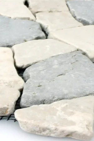 Acheter En Ligne Mosaïque Marbré Cassé Gris Botticino
