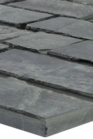 Ardoise Natural Mosaïques Pierre Carrelage Timberbrook Anthracite Offre Spéciale