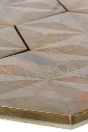 Achetez Aujourd'hui Métal Cuivre Mosaïque Carrelage Myron Hexagone 3D